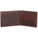 Мужской кожаный бумажник Timberland 9243, коричневое, 2 секции