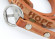 Кожаный браслет Everiot SP-DL-101-OR с заклепками и надписями