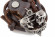 Кулон на кожаном шнурке Everiot NLP-DL-2037 два черепа
