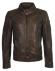 Мужская кожаная куртка в винтажном стиле GIPSY CAVE LALYV коричневая