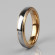 Классическое обручальное кольцо из карбида вольфрама Lonti RTG-0044 (4 мм) с фианитом