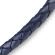 Плетеный кожаный браслет Everiot Select LNS-5030 синий