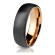 Черное кольцо из карбида вольфрама Lonti RTG-4324