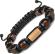 Плетеный браслет ручной работы в стиле Шамбала Everiot Select LNS-3127 из деревянных бусин