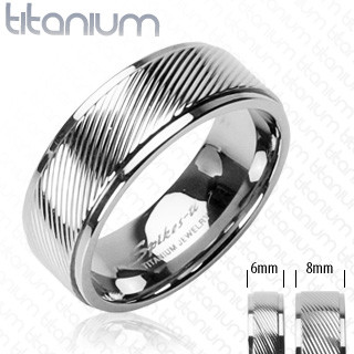 R-TI-0350.jpg Кольцо из титана Spikes NP-R-TI-0350L с рельефной поверхностью