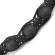 Черный плетеный браслет Шамбала ручной работы Everiot Select LNS-3128 из лавы (базальта)