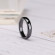 Черное кольцо из керамики Everiot RCM-0002 парное, обручальное