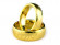 Кольцо Всевластия Everiot R-TG-0131 из вольфрама, золотистое IP-покрытие