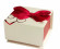 Подарочная коробка FB-110 6,4х6,4 с розовой лентой