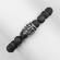 Черный мужской браслет из лавы на резинке "Майя" Everiot Select LNS-2049