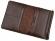 Мужское портмоне для путешествий универсальное кожаное Everiot Bnote 2.0 Шоколад коричневое