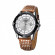 Мужские часы EYKI серии OVERFLY, OV0458-BR на кожаном ремешке, коричневые с белым