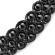 Черный плетеный браслет Шамбала из агата Everiot Select LNS-2090