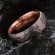 Кольцо из карбида вольфрама Lonti R-TG-0065 с неровной граненой поверхностью
