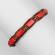 Плетеный браслет в стиле Шамбала Everiot Select LNS-2056 из красных керамических бусин